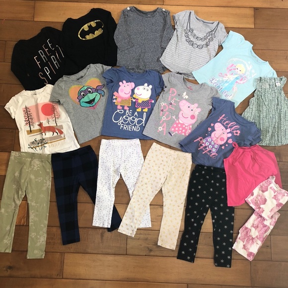 Other Toddler Girls 19 Piece Mix Match Wardrobe Sz 3t Poshmark